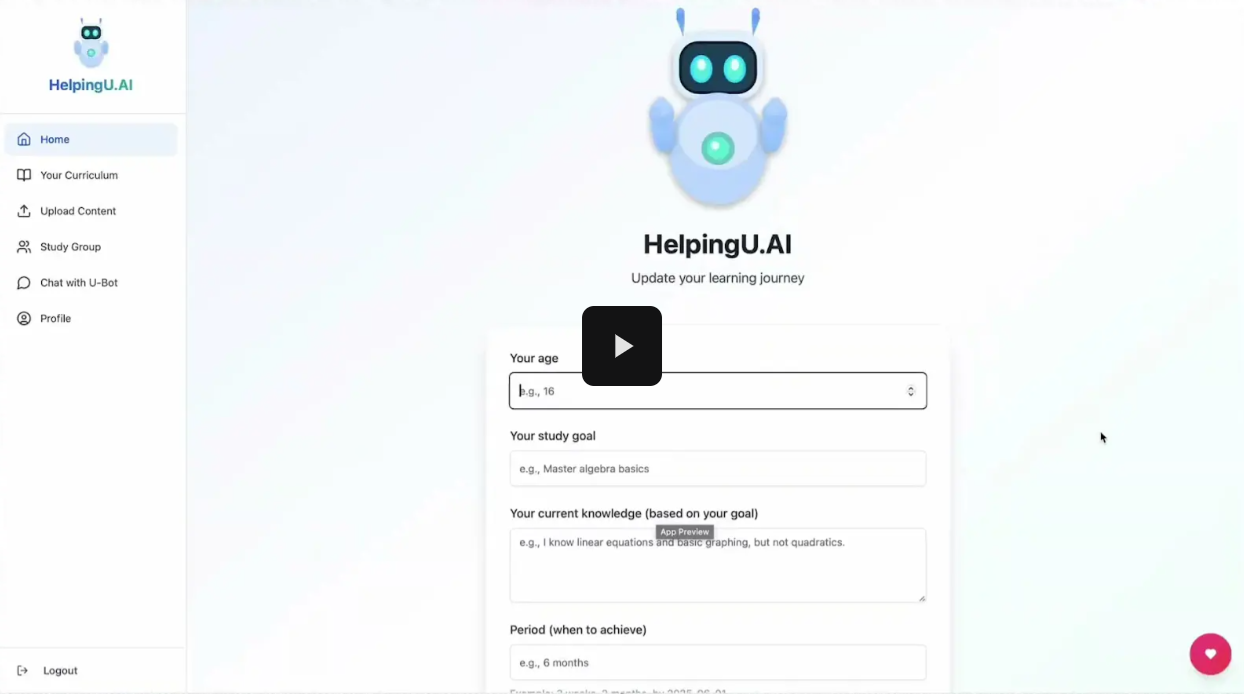 HelpingU: Advancing Personalized AI-Driven Education